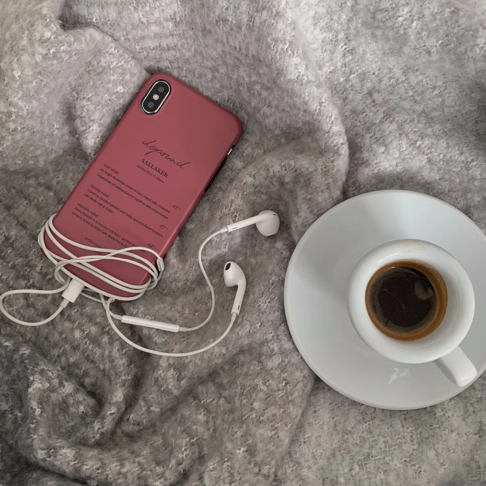 PGSD осенне-зимний цветной Простой корейский Чехол для мобильного телефона iphone XS MAX