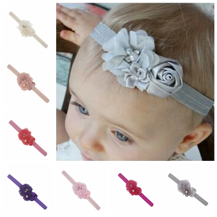 Wowsorie Детская повязка Эластичная Роза цветок мягкая Цветочная 2018 аксессуары для