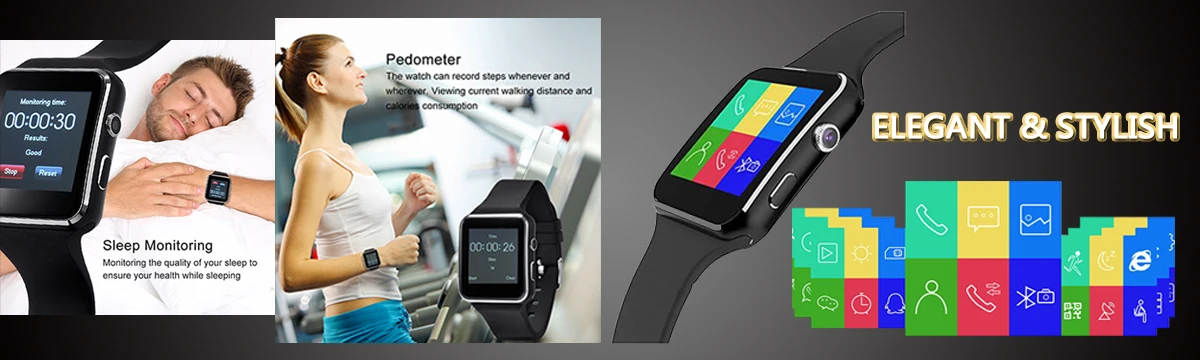 Новое поступление X6 Смарт часы с камерой сенсорный экран Поддержка SIM TF карта Bluetooth Smartwatch для iPhone Xiaomi Android телефон