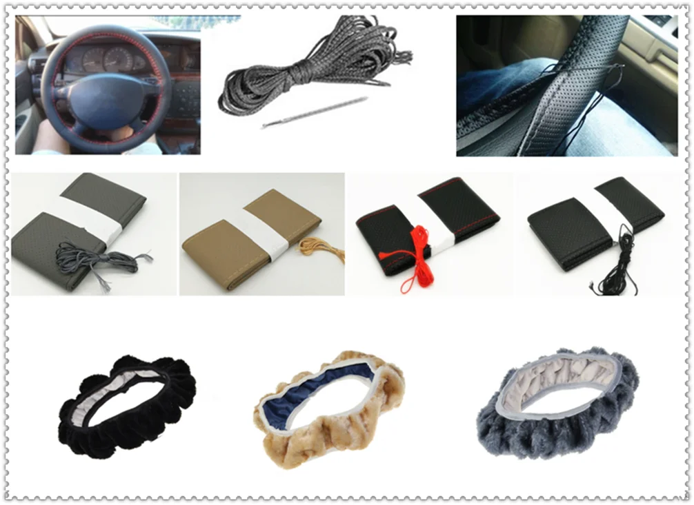 Автозапчасти оплетка рулевого колеса из мягкого волокна и кожи для Hyundai HND-3 Veloster