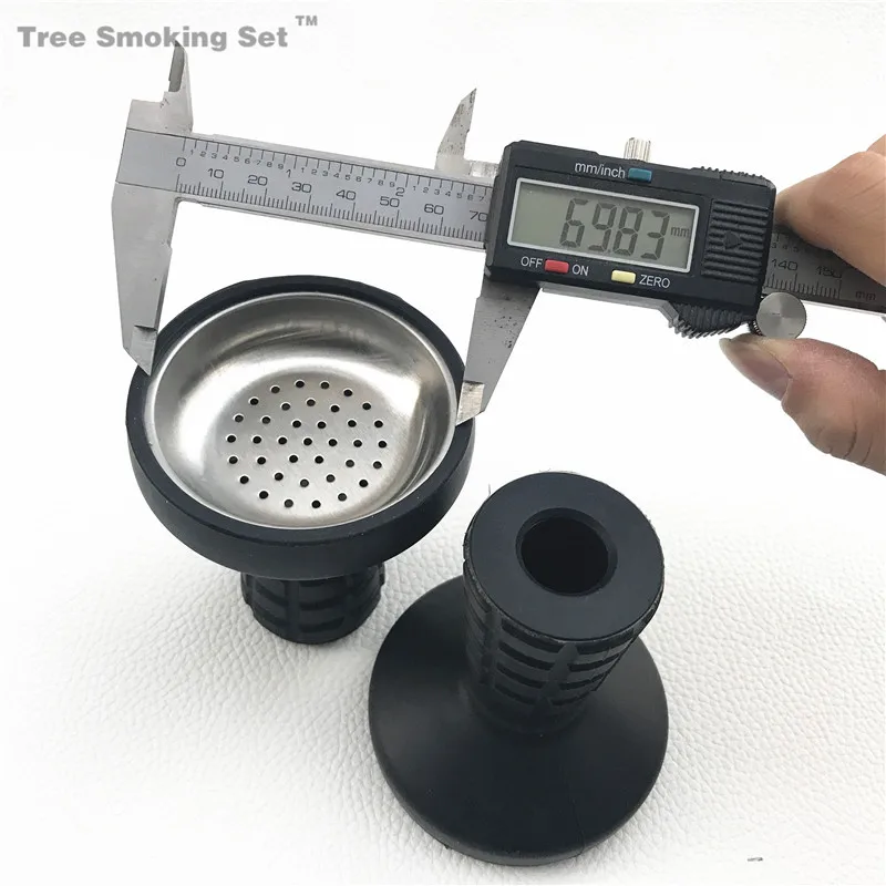 TWAN0389 1 шт Силиконовая чаша с металлической чашей для кальяна soex tobacco fit caloud уголь