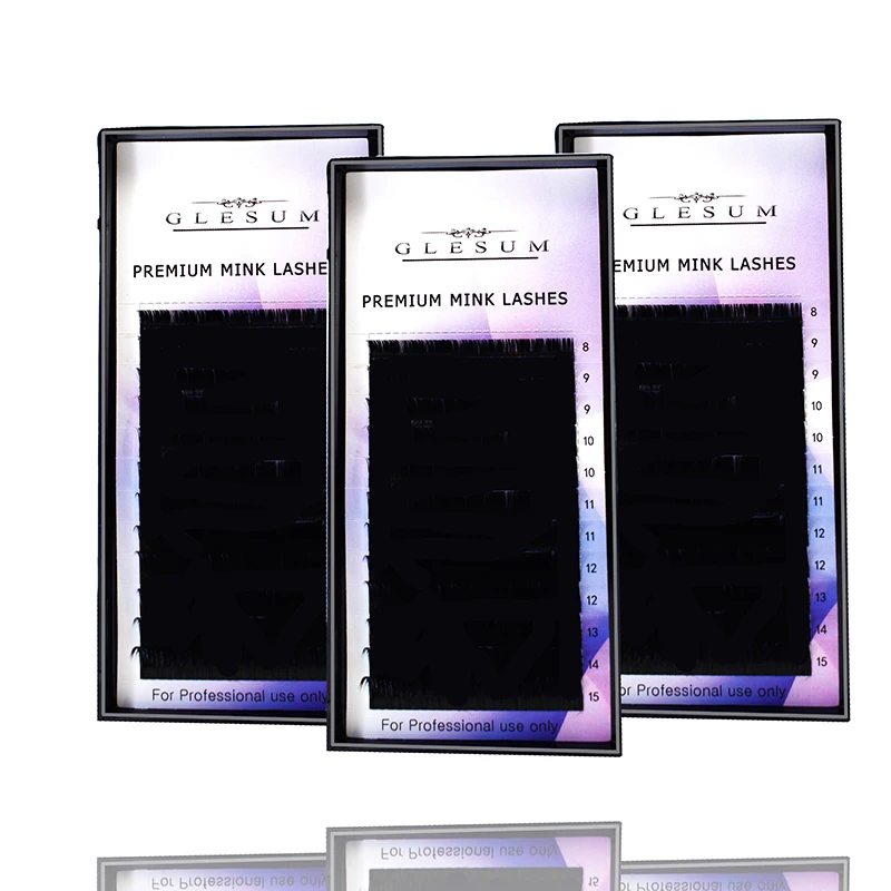Набор из 10 накладных ресниц GLESUM накладные ресницы натуральные - купить по