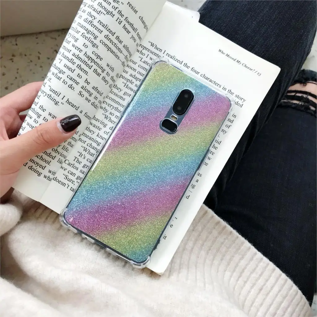 Чехол для телефона из ТПУ Rainbow 2 в 1 OnePlus 6 6T 5T 5 Sony XA XA2 Ultra LG G6 G7 Q6 V10 V20 V30 Meizu M3 M5 Note M5S M5C
