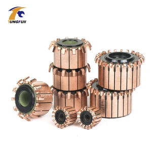 Медные стержни, коммутатор электродвигателя переменного тока, латунный коммутатор электродвигателя, аксессуары для мини-дрели, 2 шт.