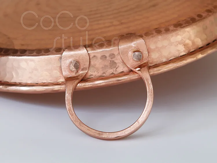 Cocostyles InsFashion high-end gold and rose handmade brass fruit tray for fashion home decor high class restaurant | Дом и сад