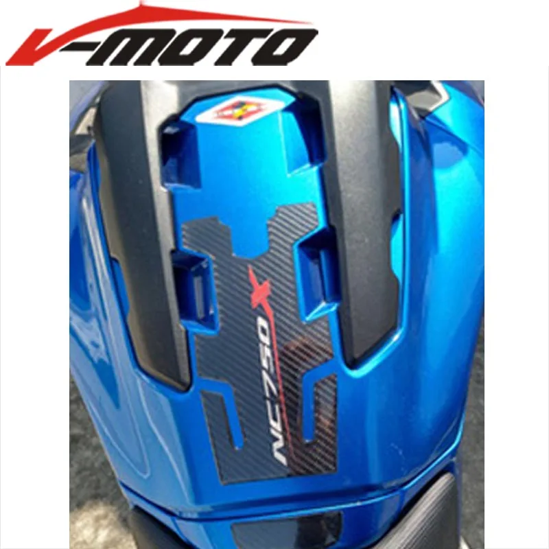Горячая Распродажа для HONDA NC700X NC 750X аксессуары для мотоциклов углеродное волокно масляный Топливный бак газа Pad Tankpad наклейка протектор Стикеры