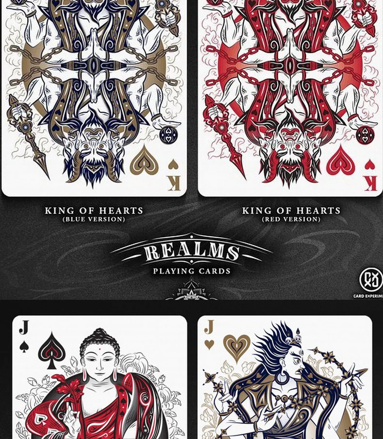 1 шт. Realms игральные карты шесть карт для покера импортированные Magic Dekc реквизит Запечатанный