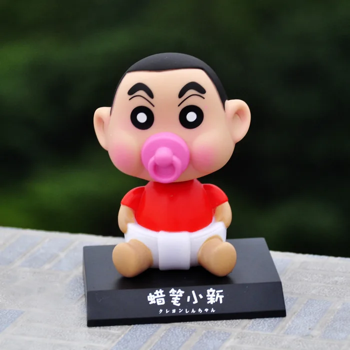 11 см Crayon Shin chan Wacky Wobbler дети фигурку модель игрушки куклы ПВХ мультфильмы аниме