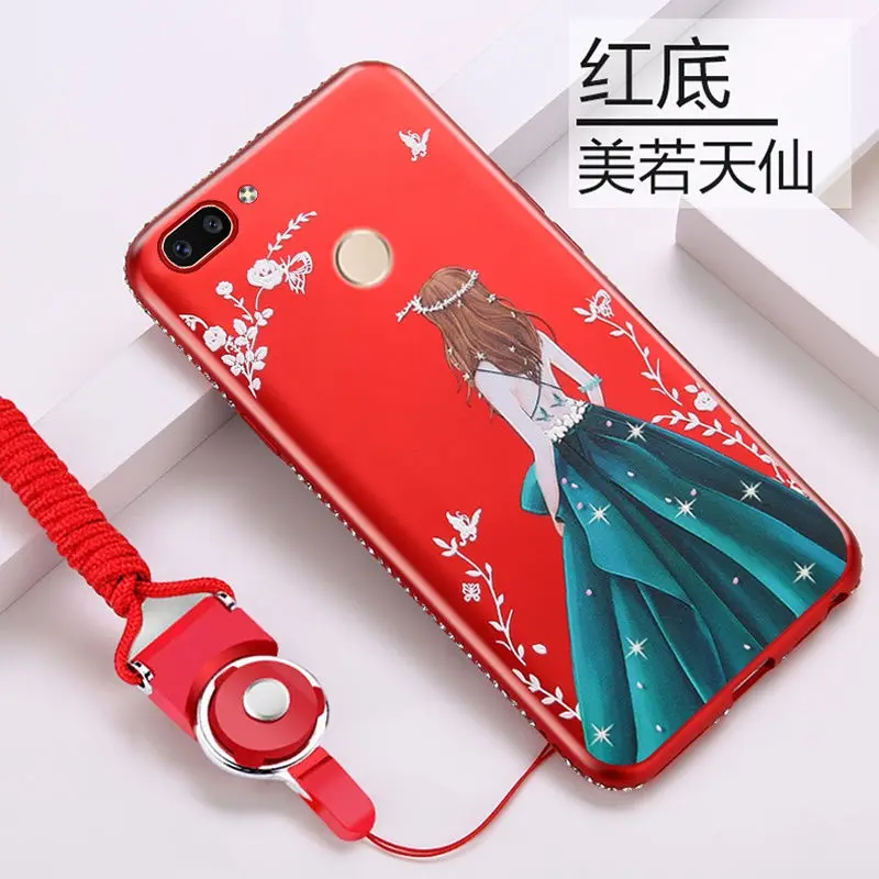Huawei p smart силиконовые модные роскошные женские серии анти капля защита телефона