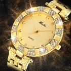 Часы Missfox женские кварцевые, роскошные брендовые модные повседневные наручные, со стразами, с браслетом