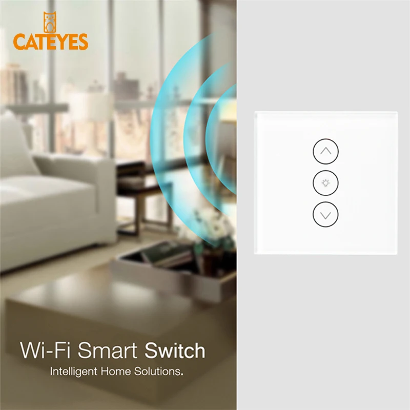 Cateyes EU Tuya 220 В/110 В Ewelink Wifi диммер умный сенсорный выключатель света лампочка с