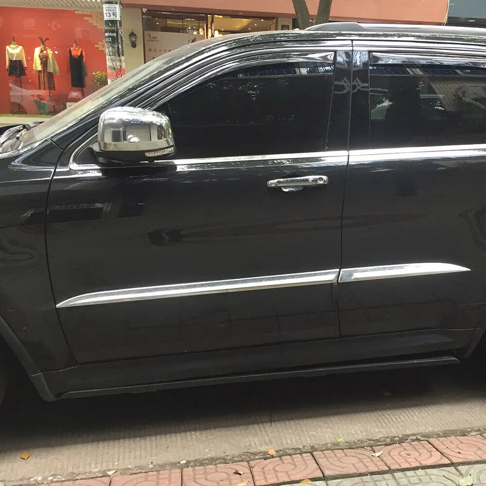 Для Jeep Grand Cherokee 2014 2019 хромированная накладка на боковую дверь|Хромирование| |