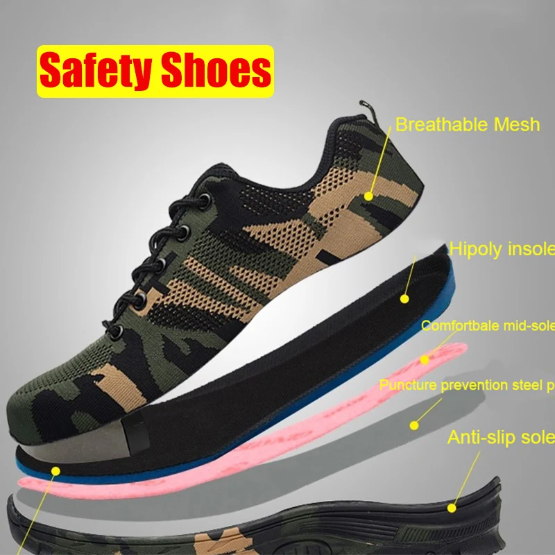 TOURSH Zapatos De Hombre защитная обувь для мужчин Кроссовки Мужская Рабочая повседневная