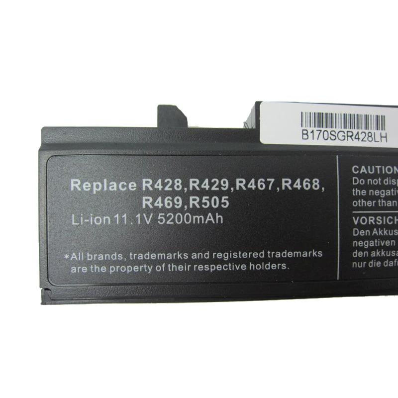 Аккумулятор HSW для ноутбука Samsung R423 R428 R480 350V5C 365E5C NP350V5C NP350E5C E257 SA20 SA21 AA PB9NC6B|laptop battery - Фото №1