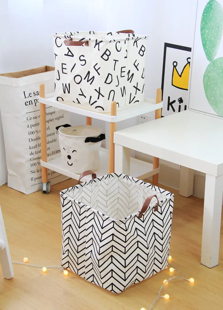 33x33 см складной корзина для белья хранения бочонок стоя игрушечные лошадки