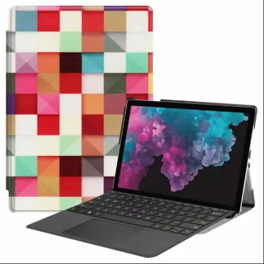 Роскошные кожаные флип Стенд тонкий Обложка, кожаный чехол для microsoft Surface Pro 4 Pro 5 6 12," планшеты 12,3 дюймов+ ручка