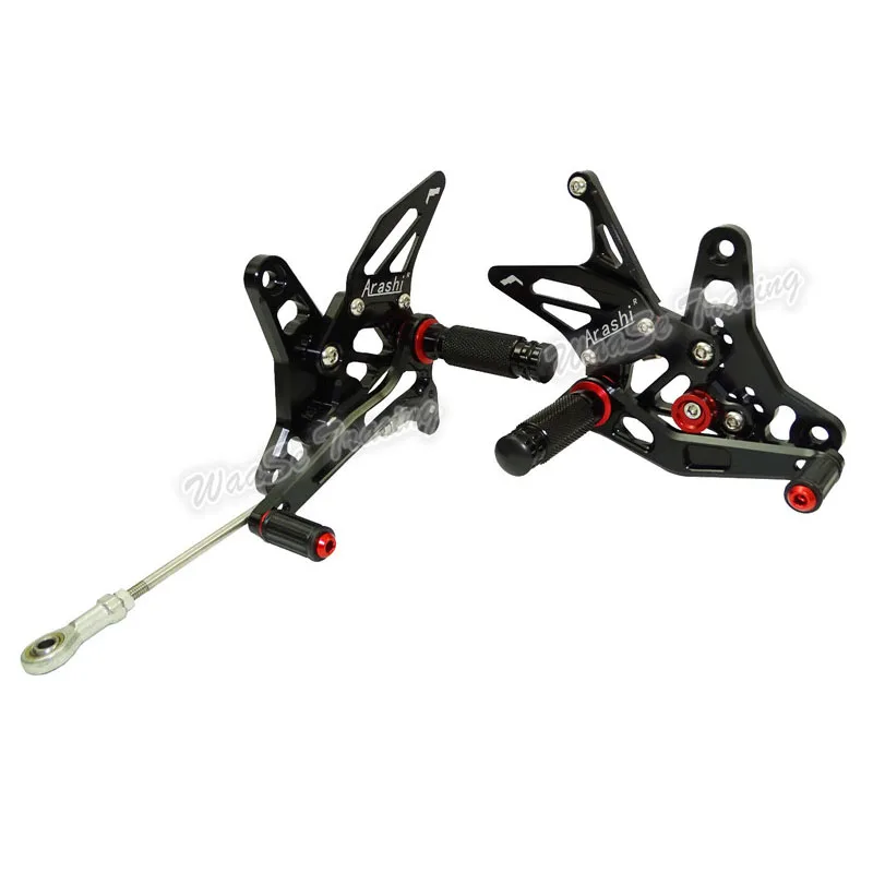 Waase гонки Rearset Сзади наборы для ухода за кожей подножки колышки для Suzuki SV650 SV 650