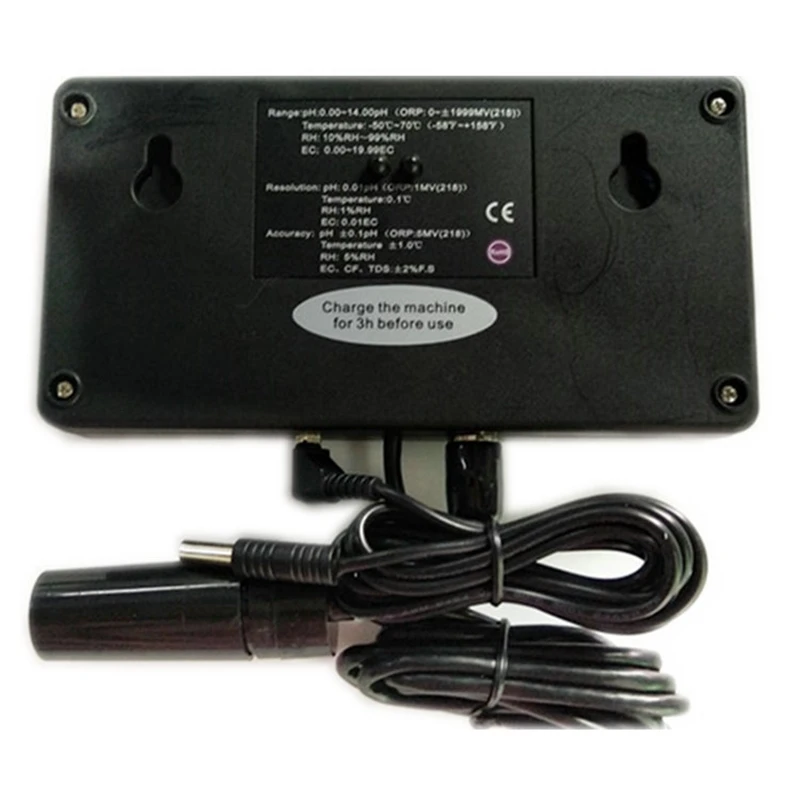Многофункциональный монитор качества воды цифровой lcd ОВП pH RH проводимость EC CF TDS(PPM) темп метр электрод анализатор с подсветкой