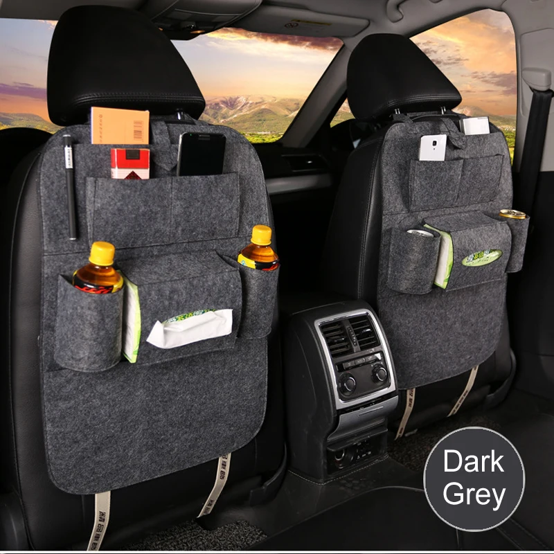 Rear Seat Storage Bag Hanging Bags Car Inner Storage Box Universal Backseat Pockets Organizer Holder For Hyundai solaris accent