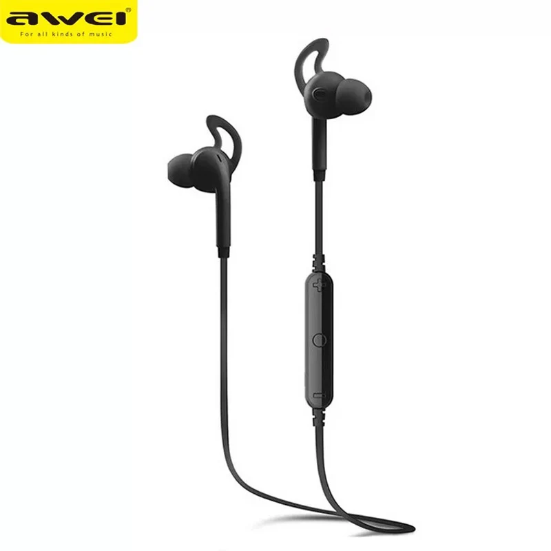 Спортивные Bluetooth Наушники AWEI A610BL Двойные стерео наушники с микрофоном