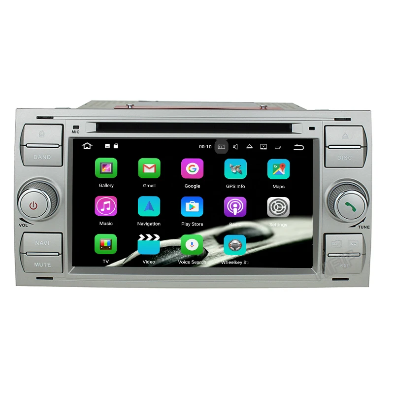 IPS Автомобильный мультимедийный плеер Android 10 GPS Авторадио 2 Din 7 дюймов для