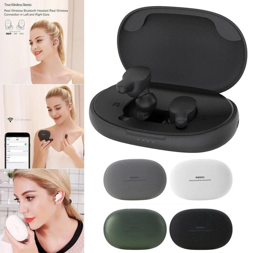 1 пара Bluetooth наушники BLE5.0 Стерео шумоподавление беспроводные @ JH|Наушники и