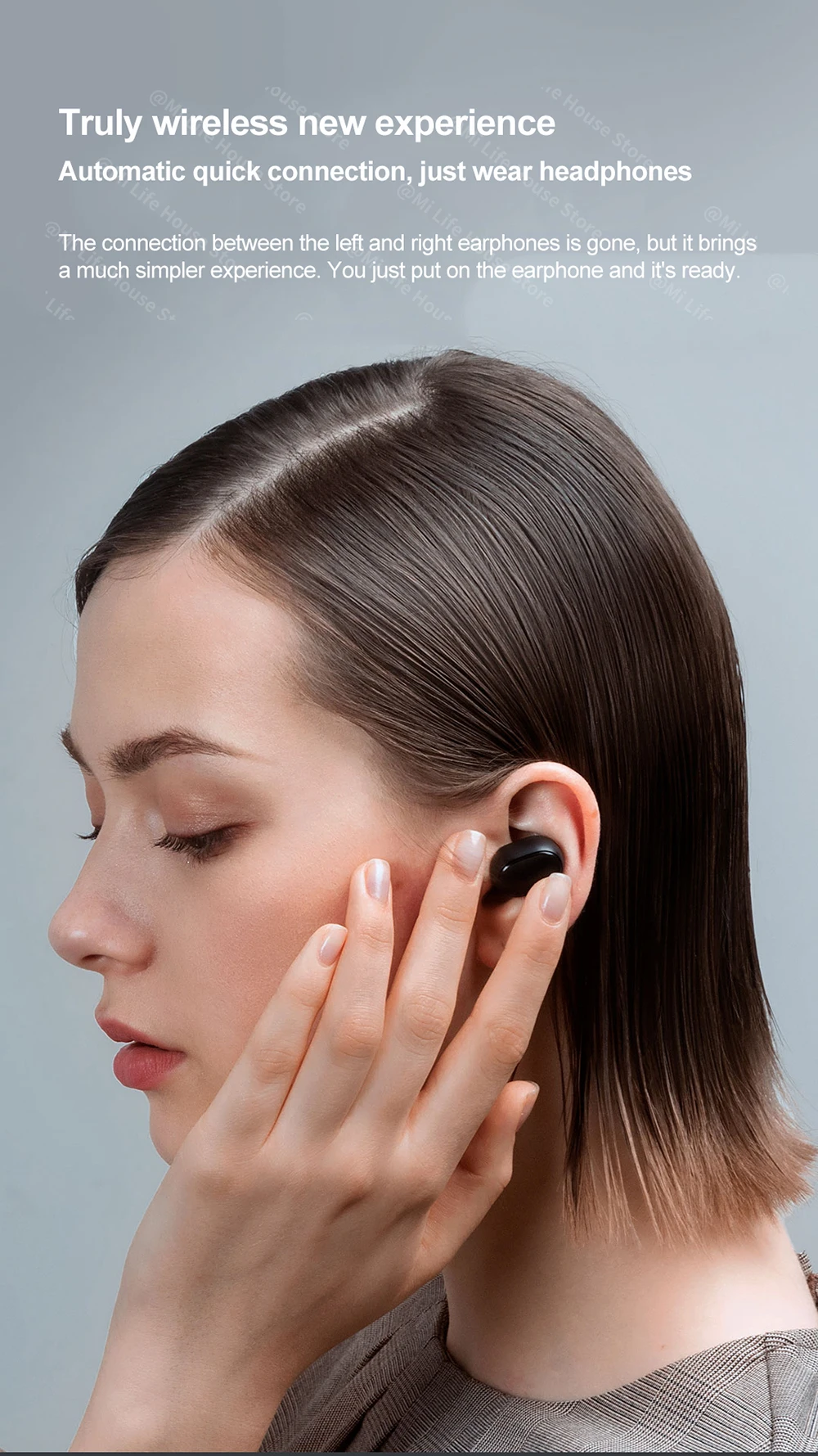Новинка, Xiaomi,, Redmi, AirDots, беспроводные наушники, Bluetooth 5,0, супер быстрое соединение, наушники, гарнитура, спортивный светильник, наушники