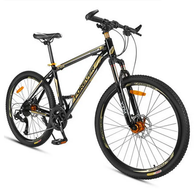 Kaufen Neue Marke Berg Fahrrad Aluminium Legierung Rahmen Dual Disc Bremse Abschließbar Gabel 26/27,5 Zoll Rad 21/24/27/30 Geschwindigkeit Fahrrad