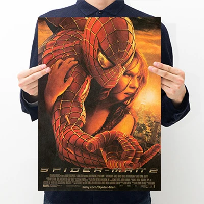 Фильм супер герой Фигурка Железный человек плакат ретро фигурка бар Спальня декоративный постер наклейки Муро для детей - Цвет: 6