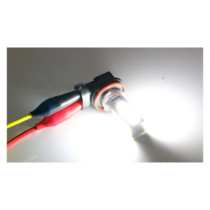 2 шт. LED COB H11 Автомобильная SMD лампа для бега 12В противотуманная фара парковки
