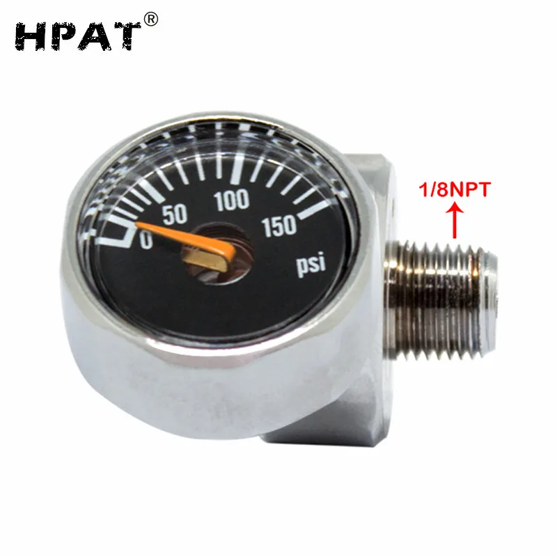 HPAT 2 шт./лот Пейнтбольный Воздушный пистолет мини Калибр 150psi 1/8NPT|Пейнтбольные