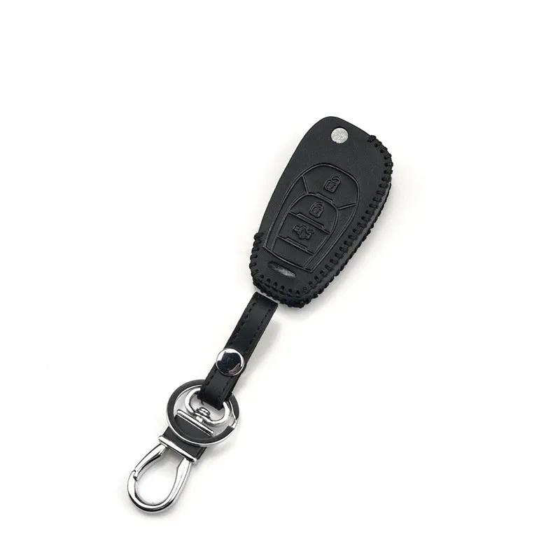 D Type black thread Брелок для ключей от автомобиля ключ чехол для Chevrolet Volt Malibu Camaro Кобальт Orlando Spark Колорадо болт Onix траверс блейзер - Название цвета: D Type black thread