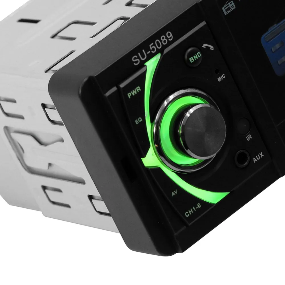 1 Din FM Радио авторадио Bluetooth Hands Free авто аудио стерео Поддержка камеры заднего вида