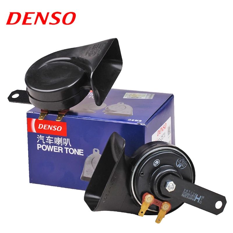 Лентам кампании DENSO автомобиль Claxon Рога Air Horn Водонепроницаемый Универсальный Интерфейс оригинальное качество 12 В громкий автомобильный клаксон 8650