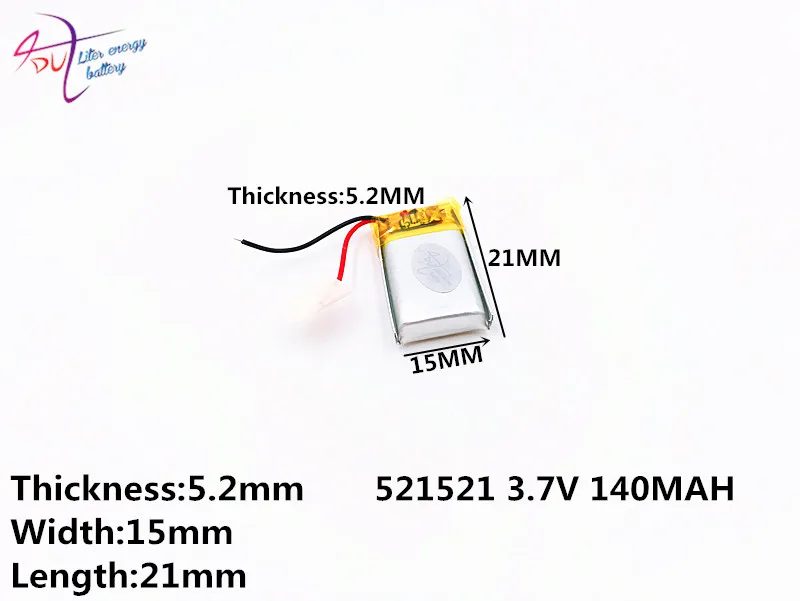 А прямая закупка от производителя ультра-Малый электрический 3 7 V 521521 501520 140mah