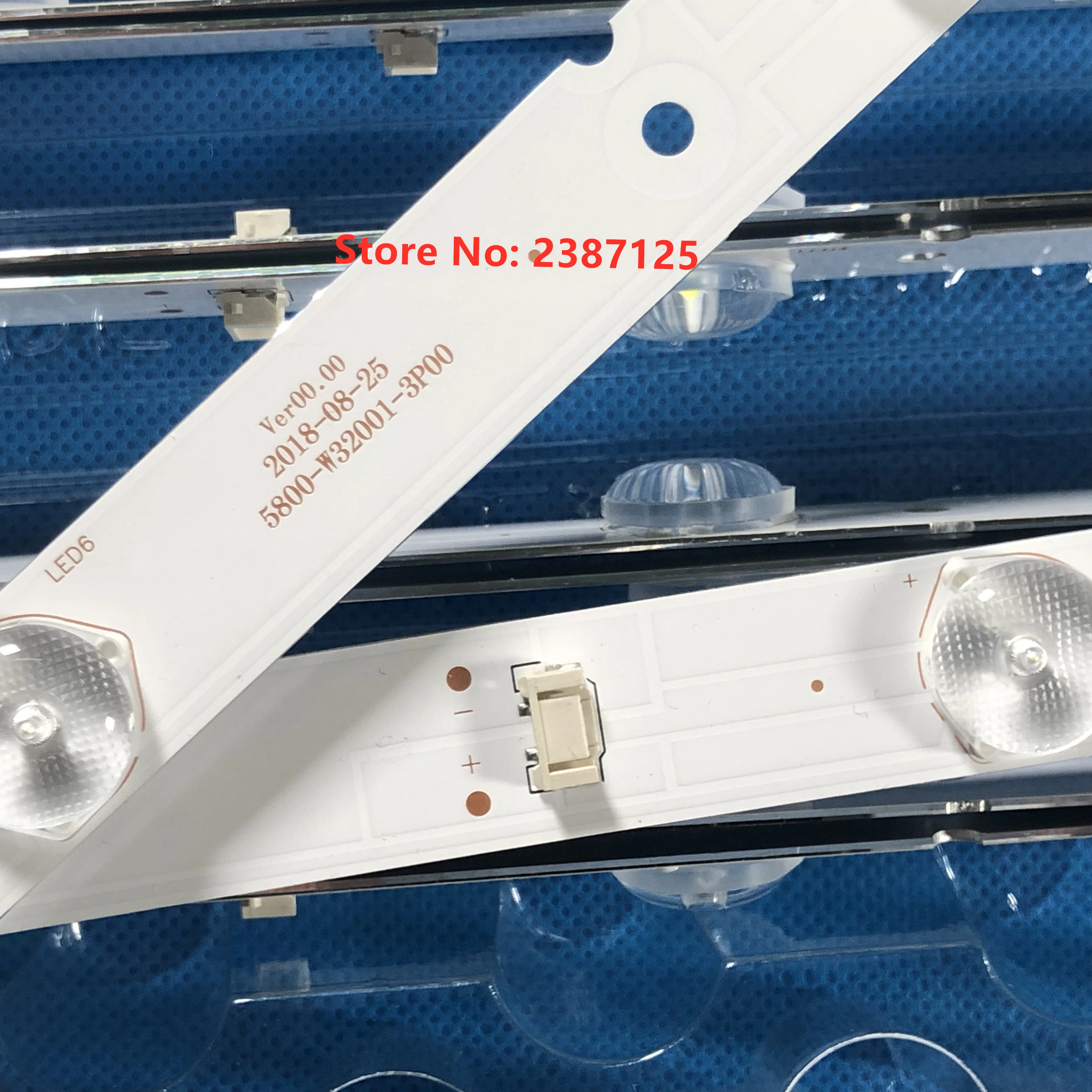100% Новые 3 шт. 607 мм светодиодный Подсветка полоса 7 s 5800-W32001-3P00 05-20024A-04A для LC320DXJ-SFA2