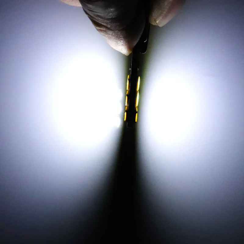 Светодиодсветодиодный лампы T10 W5W 100 194 6 SMD 168 из ПВХ длина 1 Вт 33 мм клин для