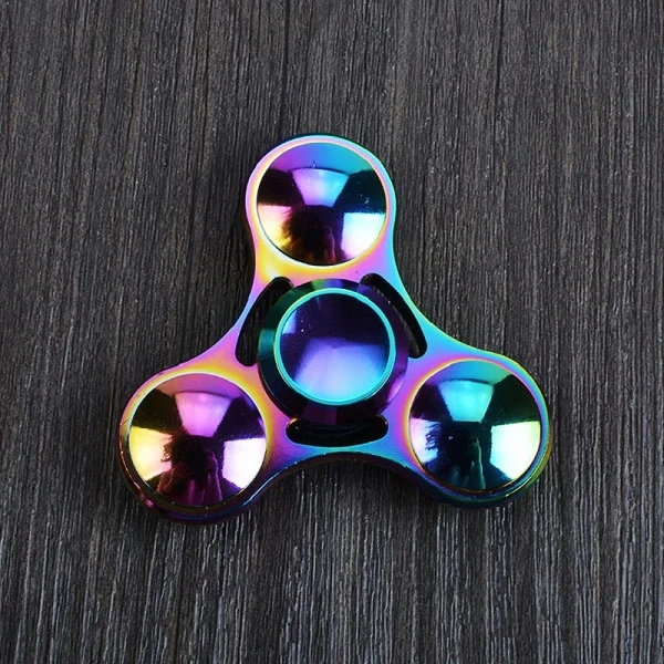 spinner 7 Игрушка-Спиннер, металлический гироскоп, антистрессовая игрушка-Спиннер, Спиннер, игрушки с радужной расцветкой, рождественский подарок, игрушки для детей и взрослых - Цвет: spinner 7