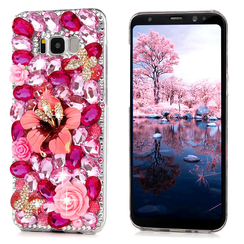 MAVISSDIARY для samsung Galaxy S8 Plus Алмазный чехол 3D украшение со стразами Ручной Работы