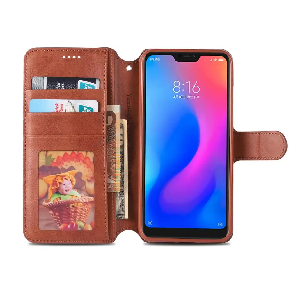 Роскошный чехол Red mi Note 8 6 Pro 7 кожаный с откидной крышкой для Xiaomi 9T K20