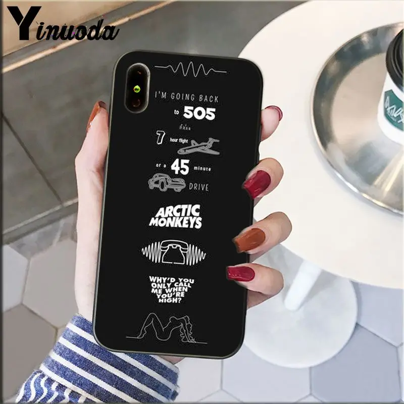 Yinuoda arctic monkeys красочные милые аксессуары для телефонов Чехол для iPhone X XS MAX 6 6S 7 7plus 8 8Plus 5 5S XR