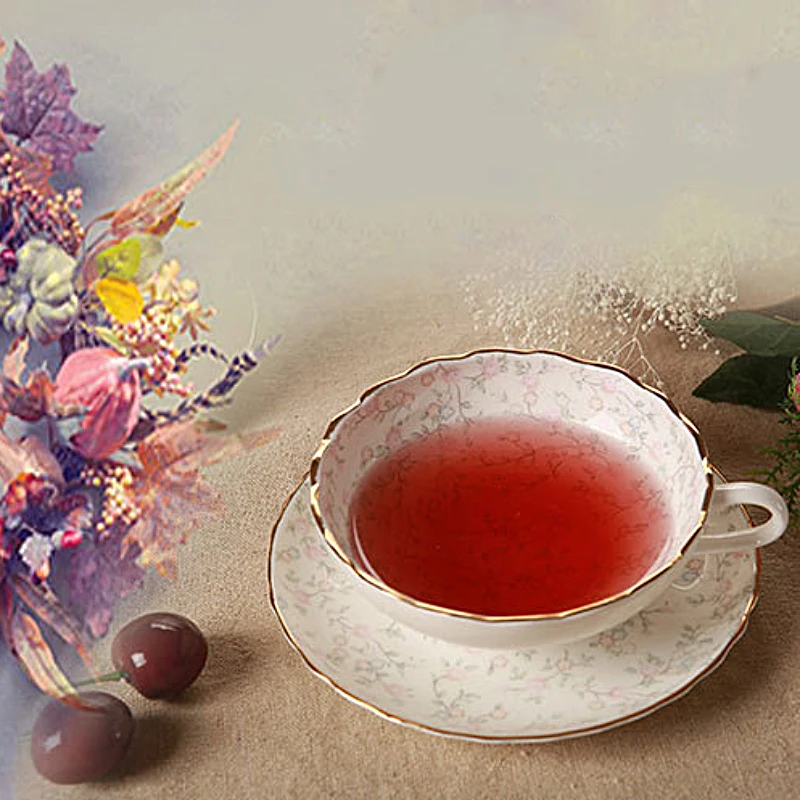 Классическая керамическая кофейная чашка и блюдце в стиле листьев лотоса ручной