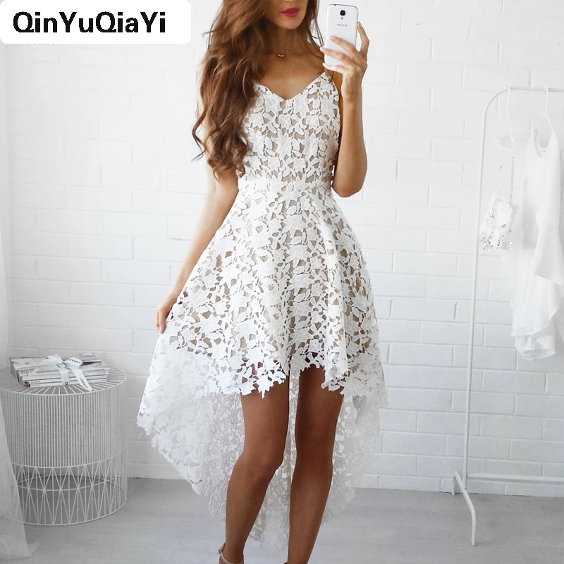 Летнее модное женское сексуальное платье в стиле бохо повседневное мини