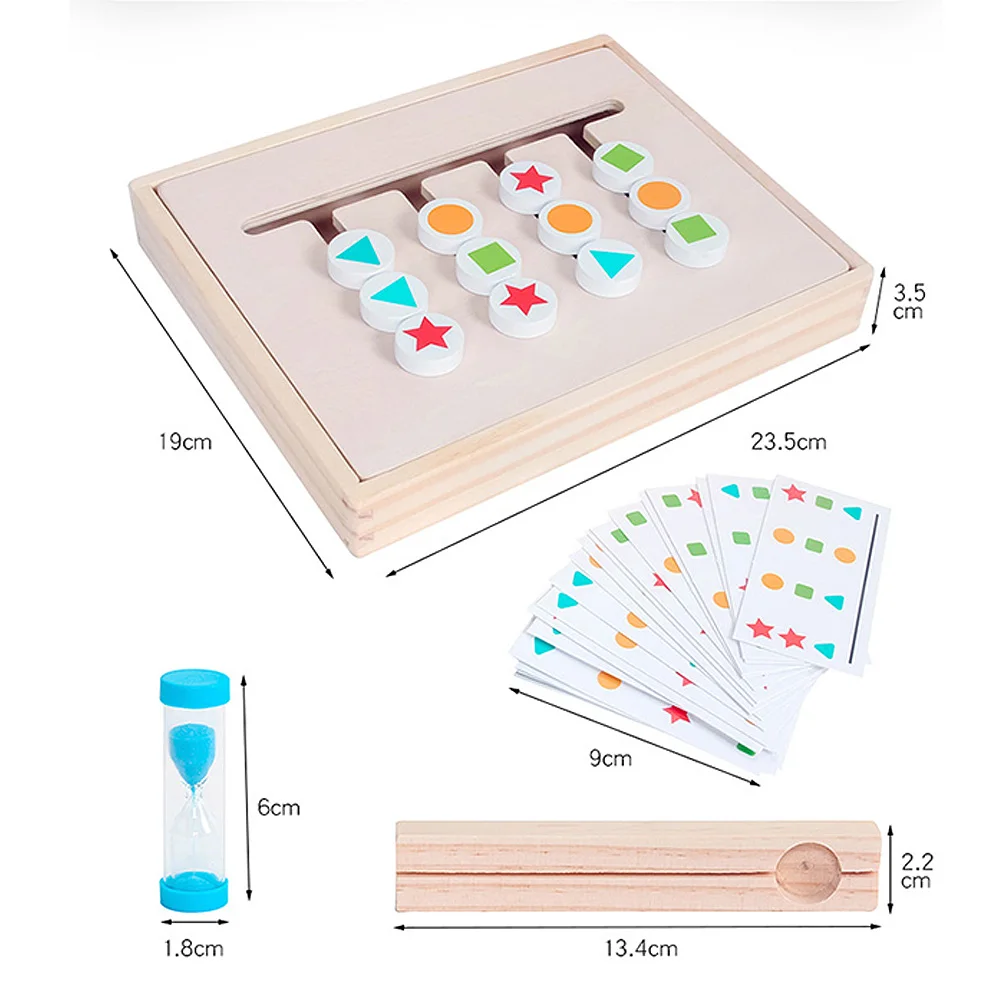 Детские просвещение деревянная игрушка игры слайд 4-Цвет рамки Rail раздвижные