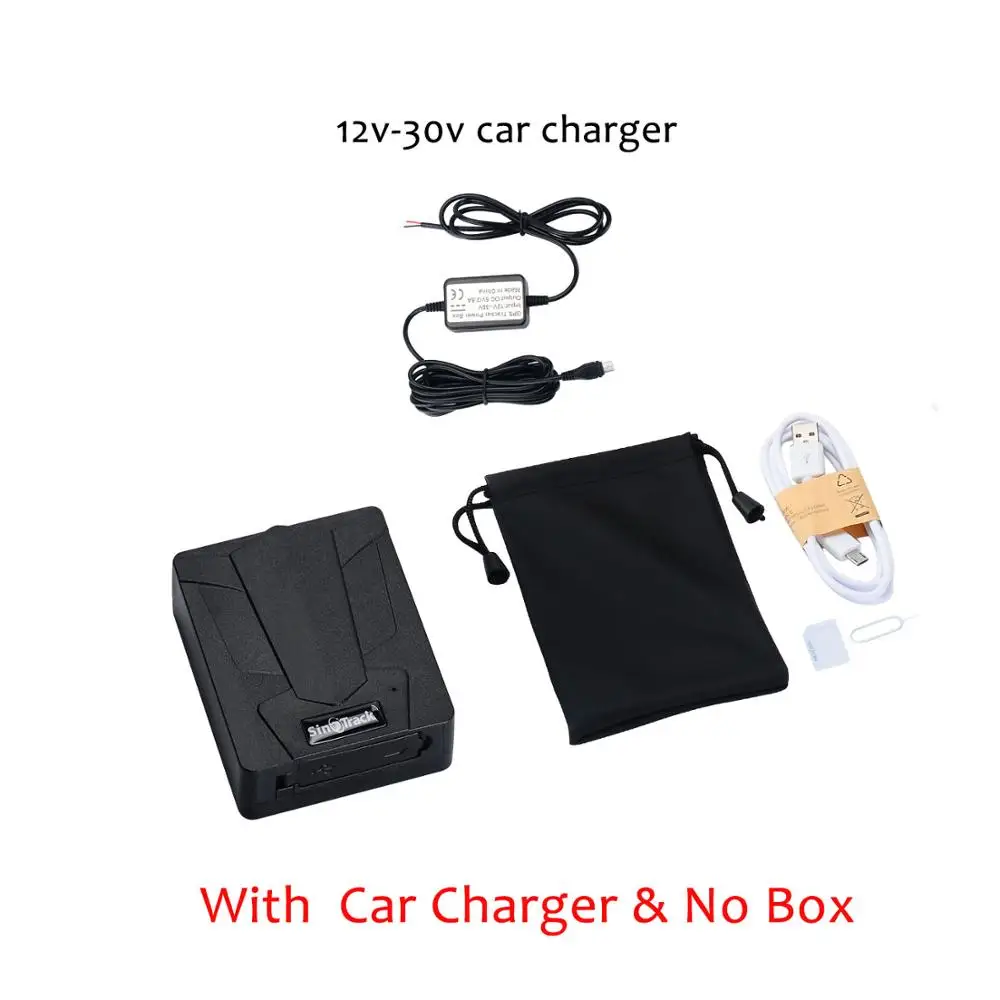 No Box With Charger Новинка TK905 водонепроницаемый gps трекер локатор автомобиля ST-905 магнит долгий режим ожидания 60 дней 5000 мАч батарея в режиме реального времени - Цвет: No Box With Charger