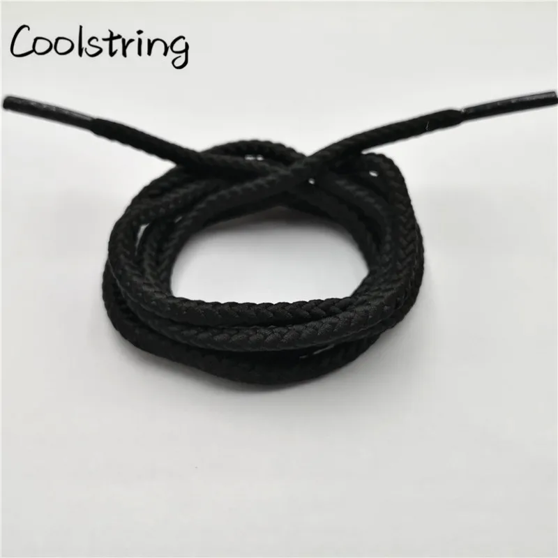 Coolstring/1 пара; однотонные круглые шнурки для ботинок; унисекс; повседневные шнурки; кроссовки; шнурки для парусиновой обуви; Ботинки martin; шнурки