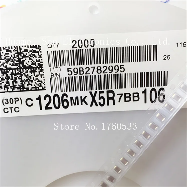 

3216 1206 106M 10UF 16V 300pcs Original authentic and new Free Shipping
