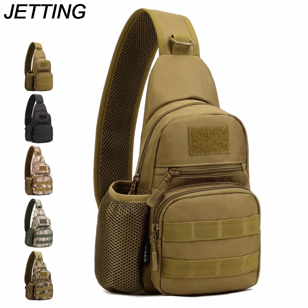 

JETTING 1PCS Travel Nylon Shoulder Messenger Sling Back Pack Chest Bag Waterproof Chest Bag