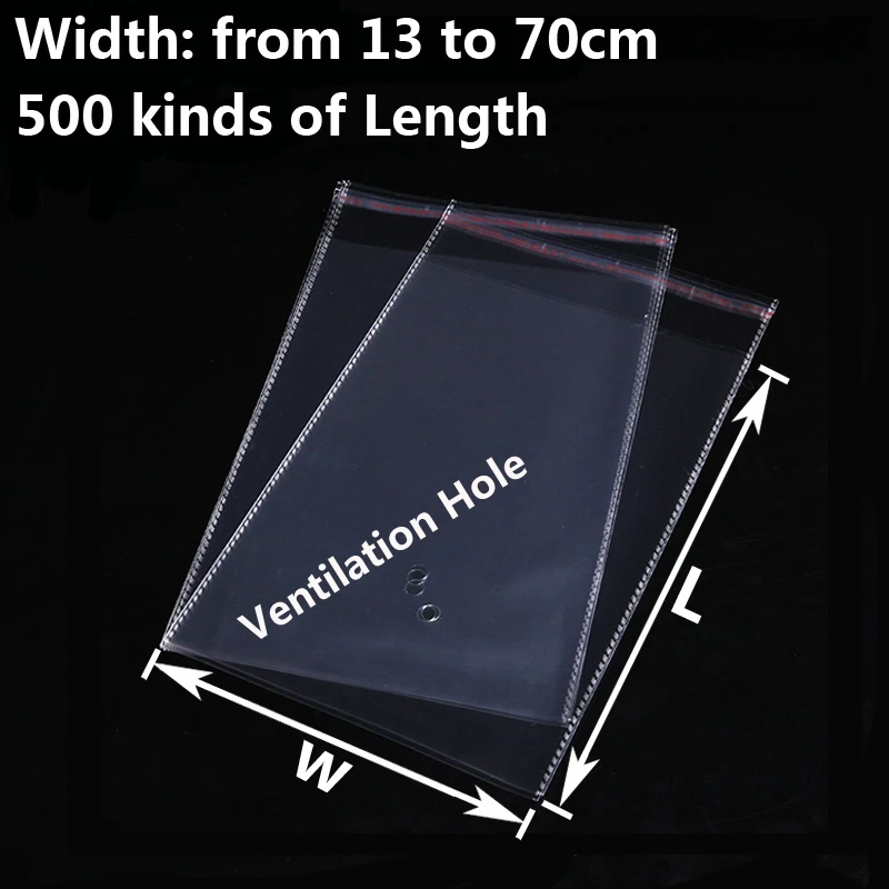 Прозрачный самоуплотняющийся многоразовый полиэтиленовый пакет прозрачный