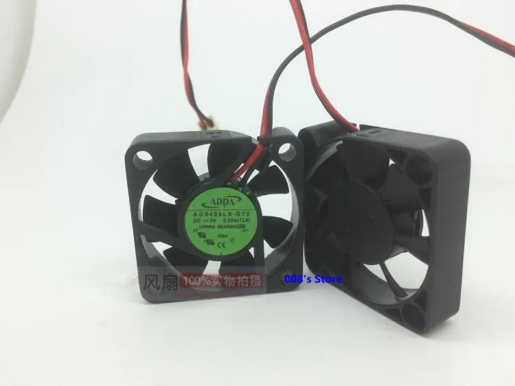 

New CPU Cooler Fan For AD0405LX-G70 TL9 40mm 4cm DC 5V 0.08A 40x40x10 mm 4x4x1 cm 2 Pins